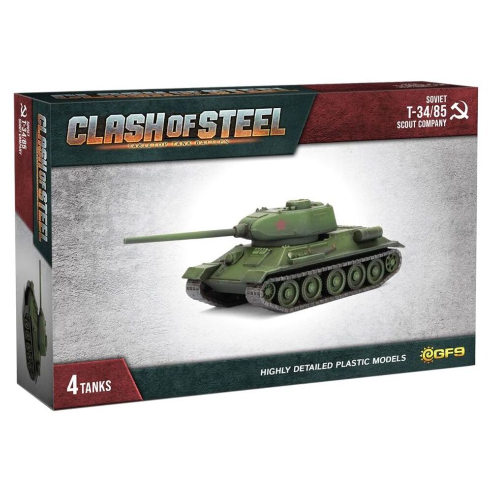 Clash of Steel: Tabletop Tank Battles - Soviet T-34/85 Scout Company